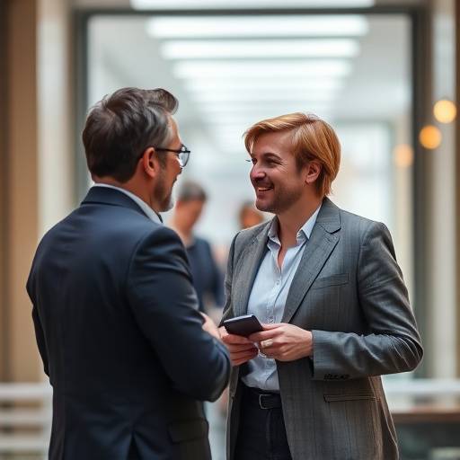 Due persone che comunicano in modo efficace