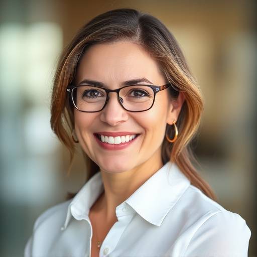 Foto ritratto di Giulia Ferrari, HR Specialist di Trasformazione Strategica, con un'aria accogliente e professionale