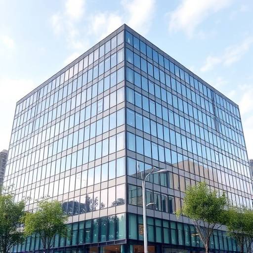 Immagine di un moderno edificio per uffici