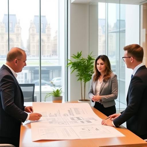 Un team di agenti immobiliari che discutono di progetti a Servizi Immobiliari Milano