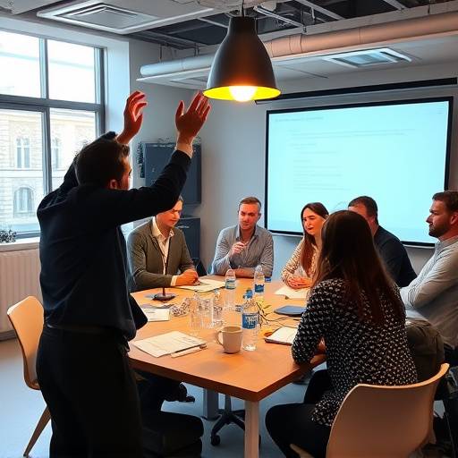 Un workshop di team building aziendale a Milano